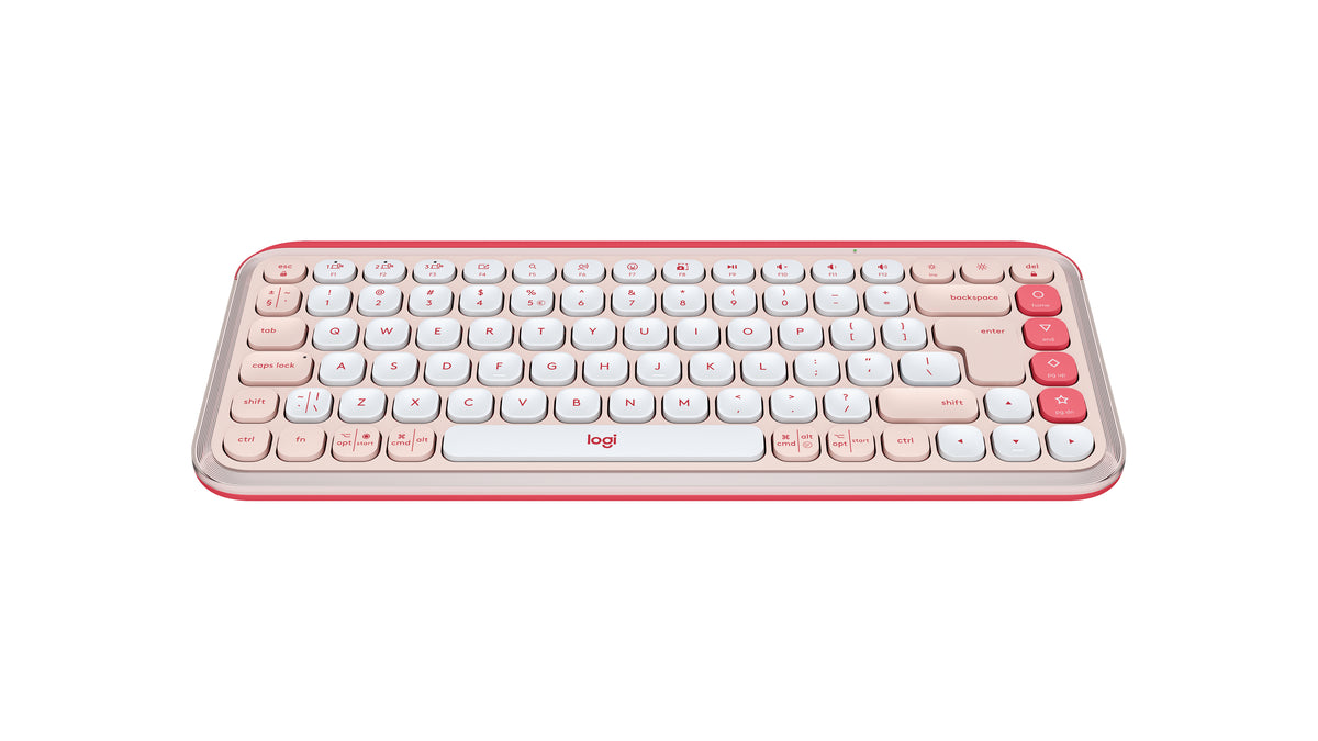 Logitech POP Icon Keys teclado Universal Bluetooth QWERTY Internacional de EE.UU. Rosa (4)