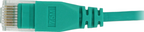Cable patch RJ45 U/UTP Cat6a 1 m verde