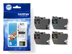 Brother LC-421VAL PagePack 4 pieza(s) Original Rendimiento estándar Negro, Cian, Magenta, Amarillo (4)