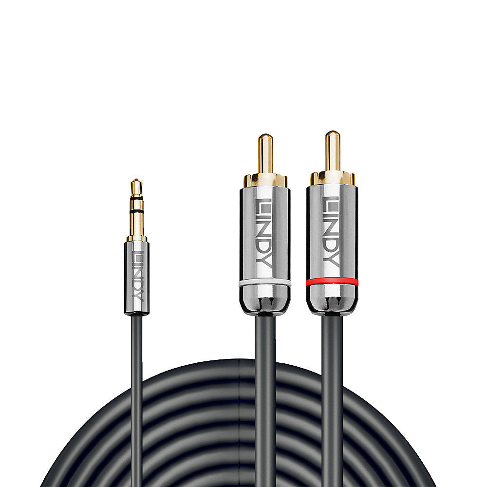 Lindy 35336 cable de audio 5 m 3,5mm 2 x RCA Antracita (3)