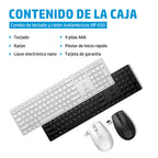 HP 650 Wireless Keyboard and Mouse Combo Black teclado Ratón incluido Hogar RF inalámbrico Negro (3)