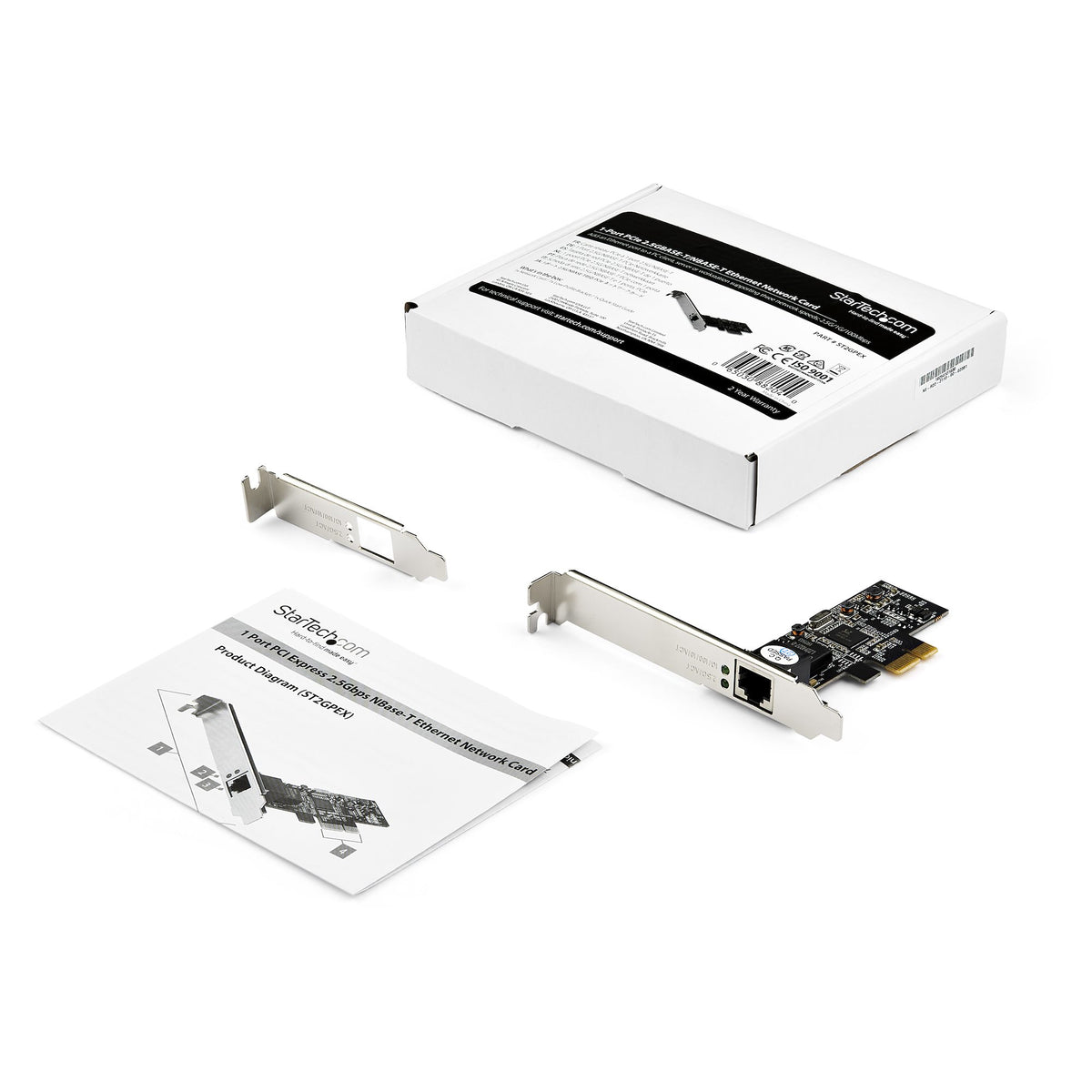 StarTech.com ST2GPEX adaptador y tarjeta de red Interno Ethernet 2500 Mbit/s