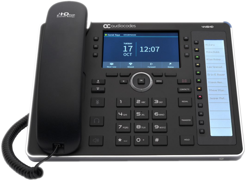 Teléfono AudioCodes 445HD IP IP445HDEG
