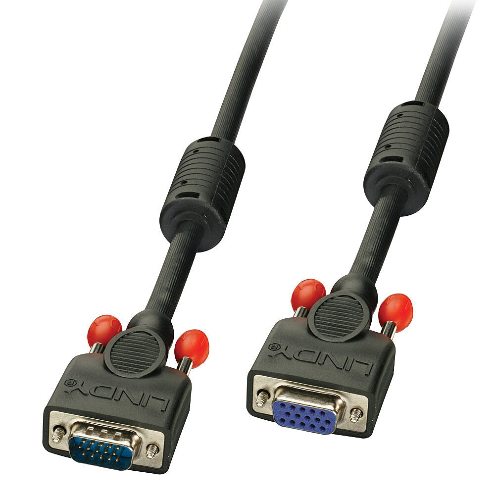 Lindy 36391 cable VGA 0,5 m VGA (D-Sub) Negro (2)