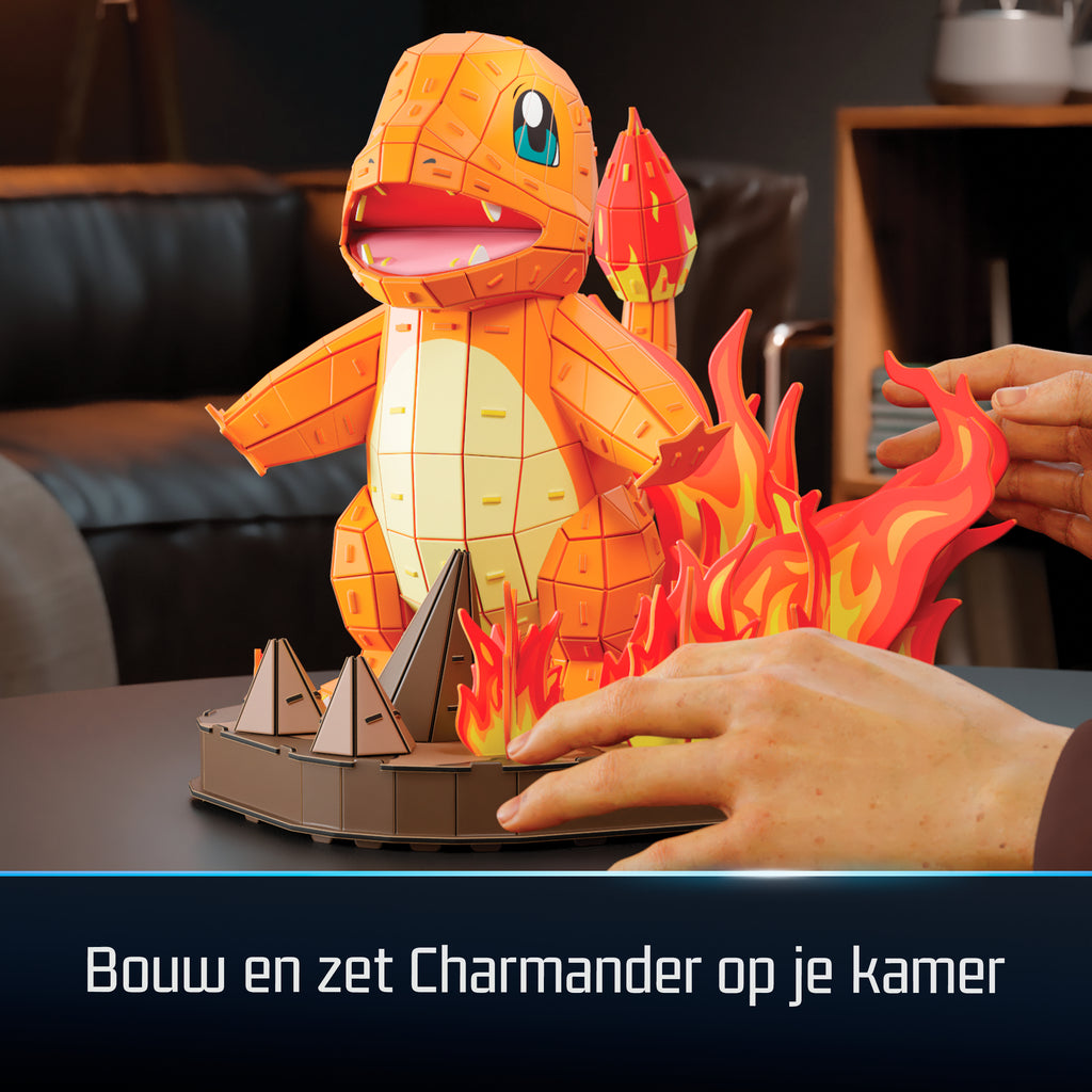 4D Build FDP FAP Pokemon Charmander GML Puzle 3D 241 pieza(s) Dibujos