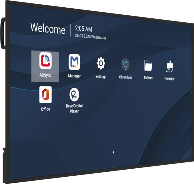 Viewsonic CDE6531-1C pantalla de señalización Pantalla plana para señalización digital 165,1 cm (65") LCD Wifi 500 cd / m² 4K Ultra HD Negro Procesador incorporado Android 14 24/7 (3)
