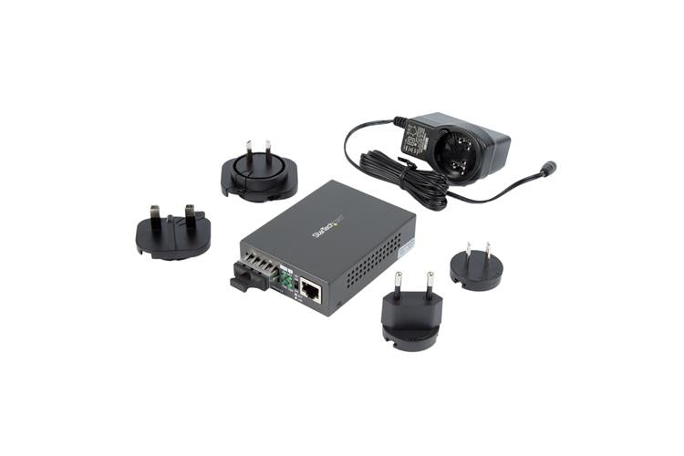 StarTech.com MCMGBSCSM10 convertidor de medio 1000 Mbit/s Negro (4)