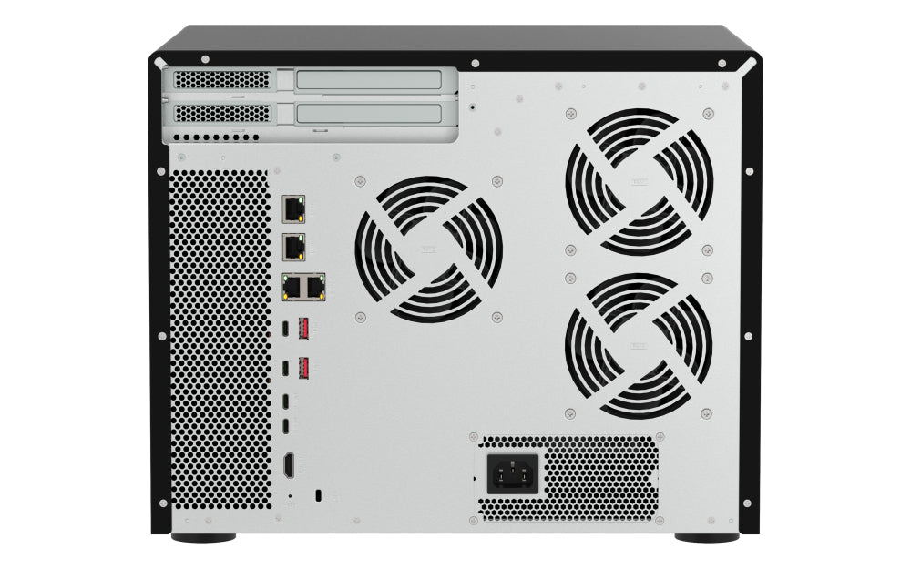 QNAP TVS-AIH1688ATX-U9-32G servidor de almacenamiento NAS Torre 32 GB DDR5 0 TB QuTS hero Negro (3)