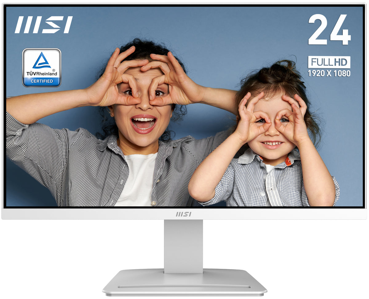 MSI Pro MP2412W pantalla para PC 60,5 cm (23.8") 1920 x 1080 Pixeles Full HD LCD Blanco