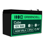 Green Cell AGM Battery 12V 8Ah - Battery - Mignon (AA)