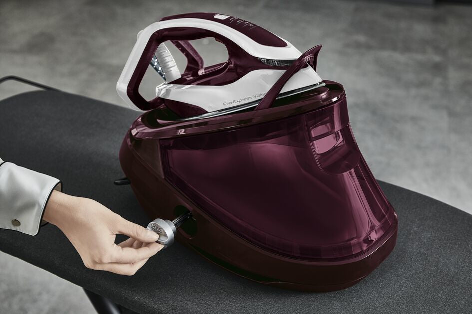 Tefal Pro Express Vision GV9810 3000 W 1,1 L Durilium AirGlide Autoclean soleplate Rojo, Blanco (7)