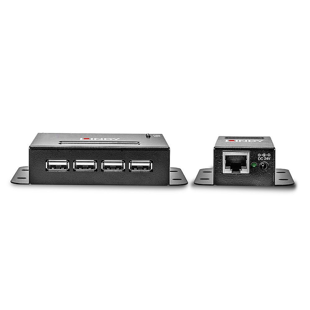 Lindy 42681 ampliador de red Transmisor y receptor de red Negro (4)