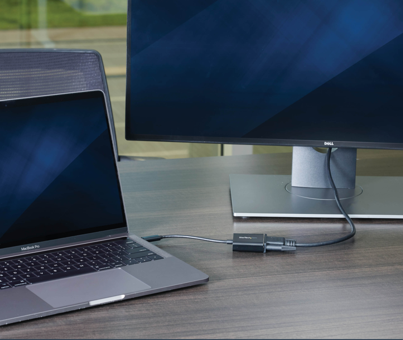 Startech CDP2VGA - Adaptador USB / VGA, USB-C (M) a HD-15 (VGA) (H) (5)