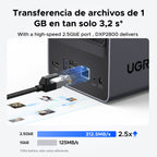 Ugreen NASync DXP2800 NAS System 2-Bay Compacto Intel® N N100 8 GB DDR5 0 TB UGOS Pro Negro (9)