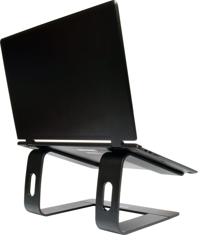 Soporte para portátil Port Designs 901103 Aluminio Negro 39,6cm (2)