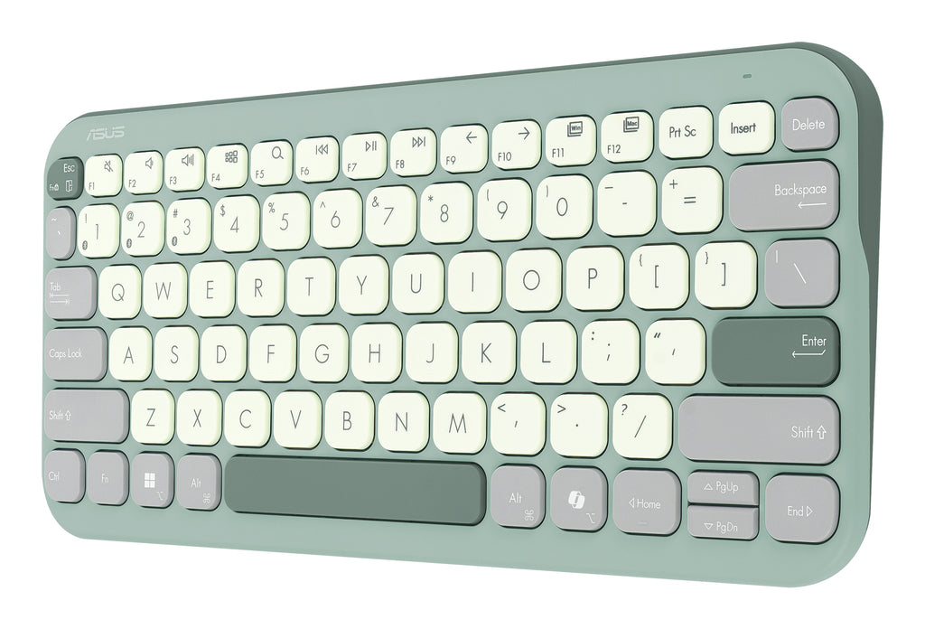 ASUS Marshmallow Keyboard KW100 teclado Hogar Bluetooth QWERTZ Alemán Verde (4)