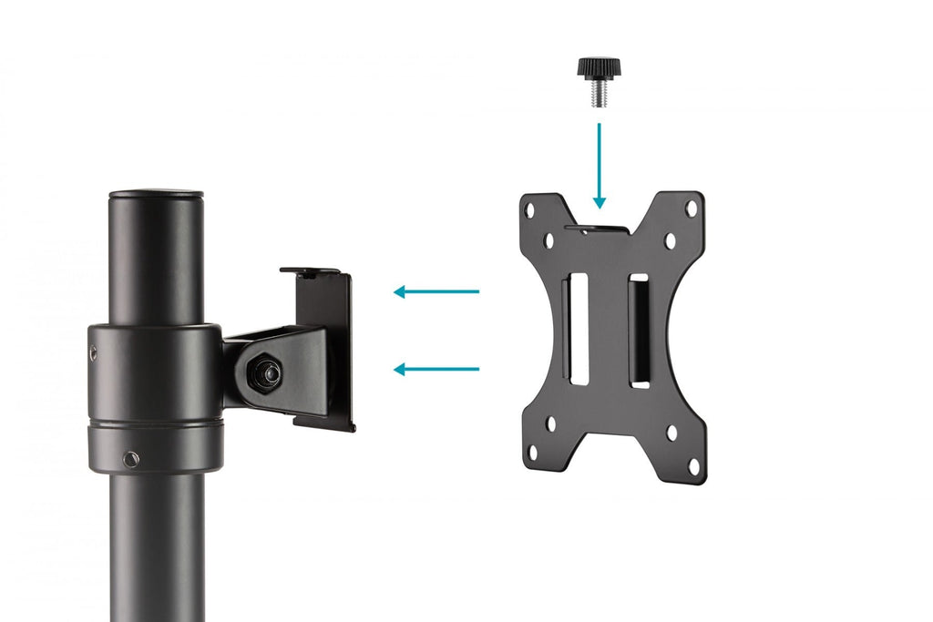 Digitus DA-90397 support d'écran plat pour bureau 81,3 cm (32") Noir (3)