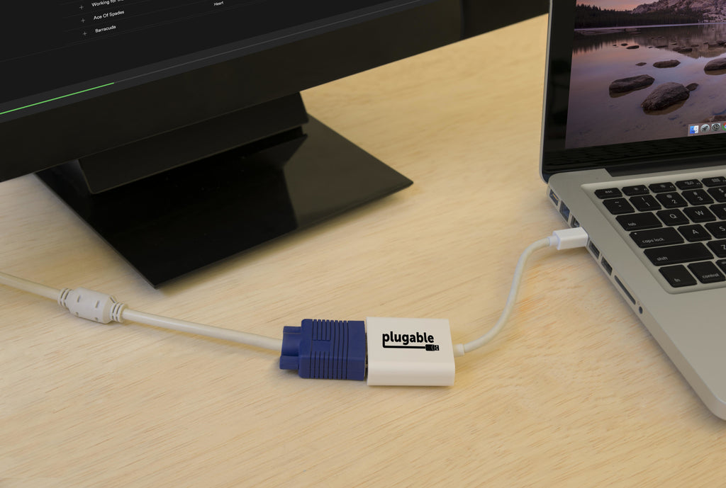 Plugable Technologies MDPM-VGAF adaptador de cable de vídeo Mini DisplayPort VGA