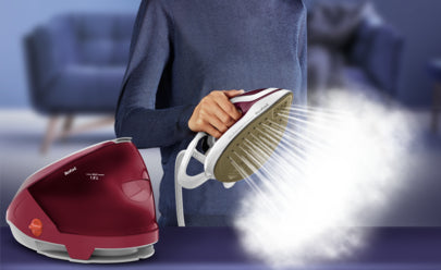 Tefal GV9220 estación plancha al vapor 2600 W Durilium AirGlide Autoclean soleplate Borgoña, Blanco (4)