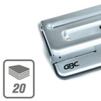 GBC Desktop VeloBinder Encuadernadora de peines 200 hojas Gris (3)
