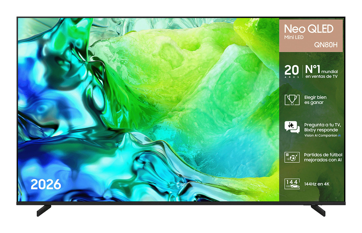 Samsung TQ50QN80HAUXXC Televisor 127 cm (50") 4K Ultra HD Wifi Negro, Titanio