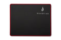 SureFire Silent Flight 320 Alfombrilla de ratón para juegos Negro, Rojo