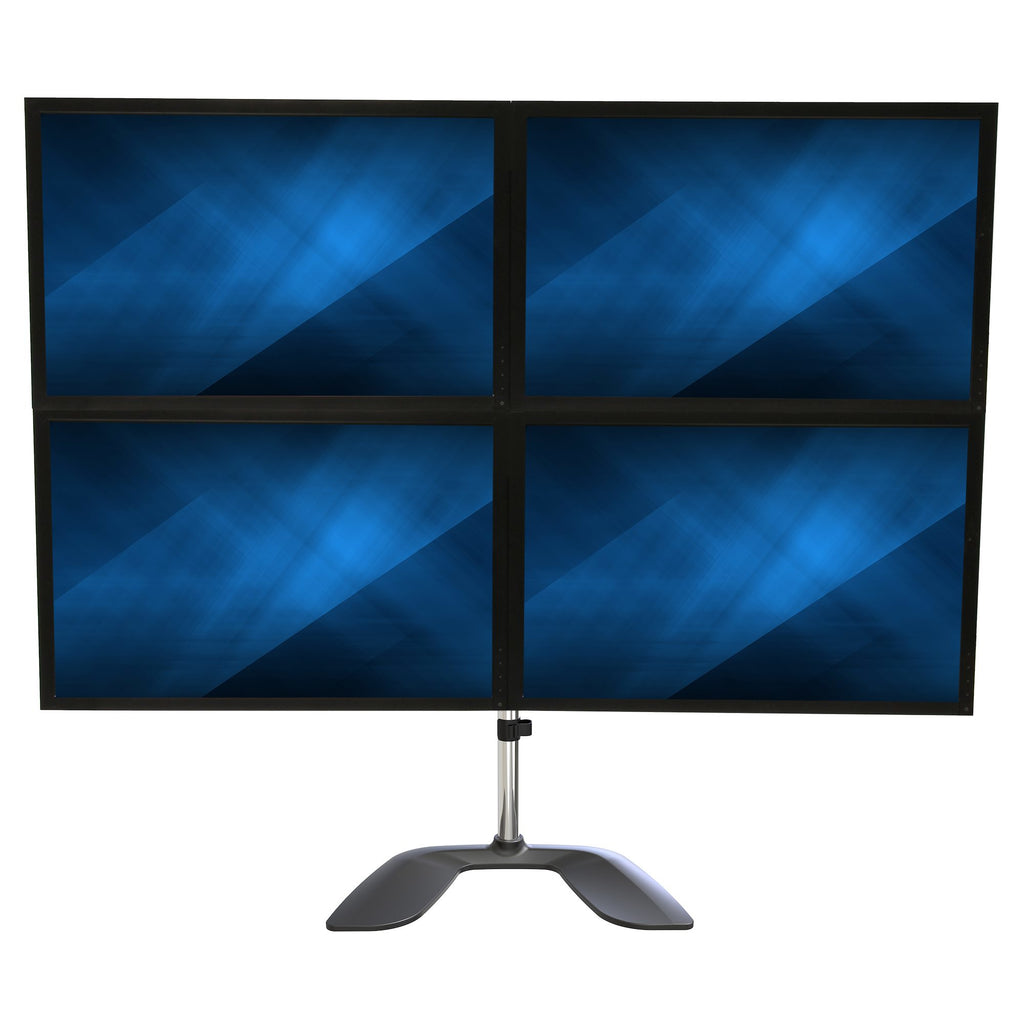 StarTech.com ARMQUADSS soporte para monitor 32" Negro, Plata