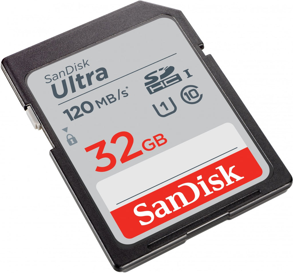 SanDisk Ultra Tarjeta de memoria flash, 32GB, UHS-I U1 (SDSDUN4-032G-GN6IM)