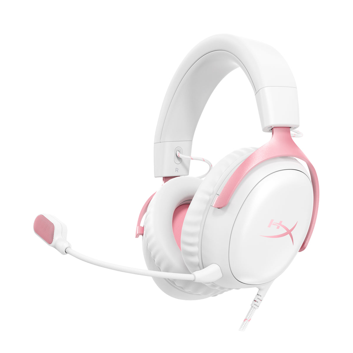HyperX Cloud III White/Pink Gaming Headset Alámbrico Diadema Juego Rosa, Blanco (2)