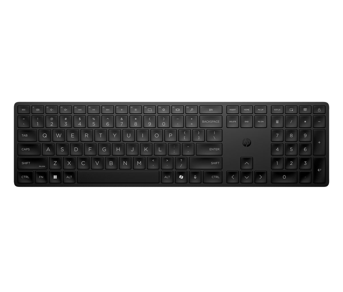 HP 455 Programmable Wireless Keyboard teclado Hogar PS/2 Negro (2)