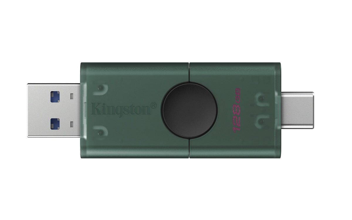 Kingston Technology DataTraveler DuoG2 unidad flash USB USB Type-A / USB Type-C 3.2 Gen 1 (3.1 Gen 1) Negro, Verde (2)