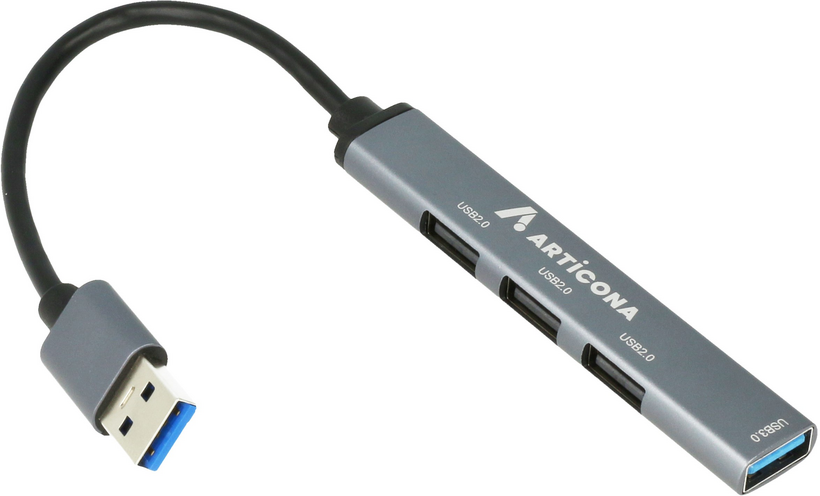 Hub USB ARTICONA 2.0 + 3.0 4 puertos (3)