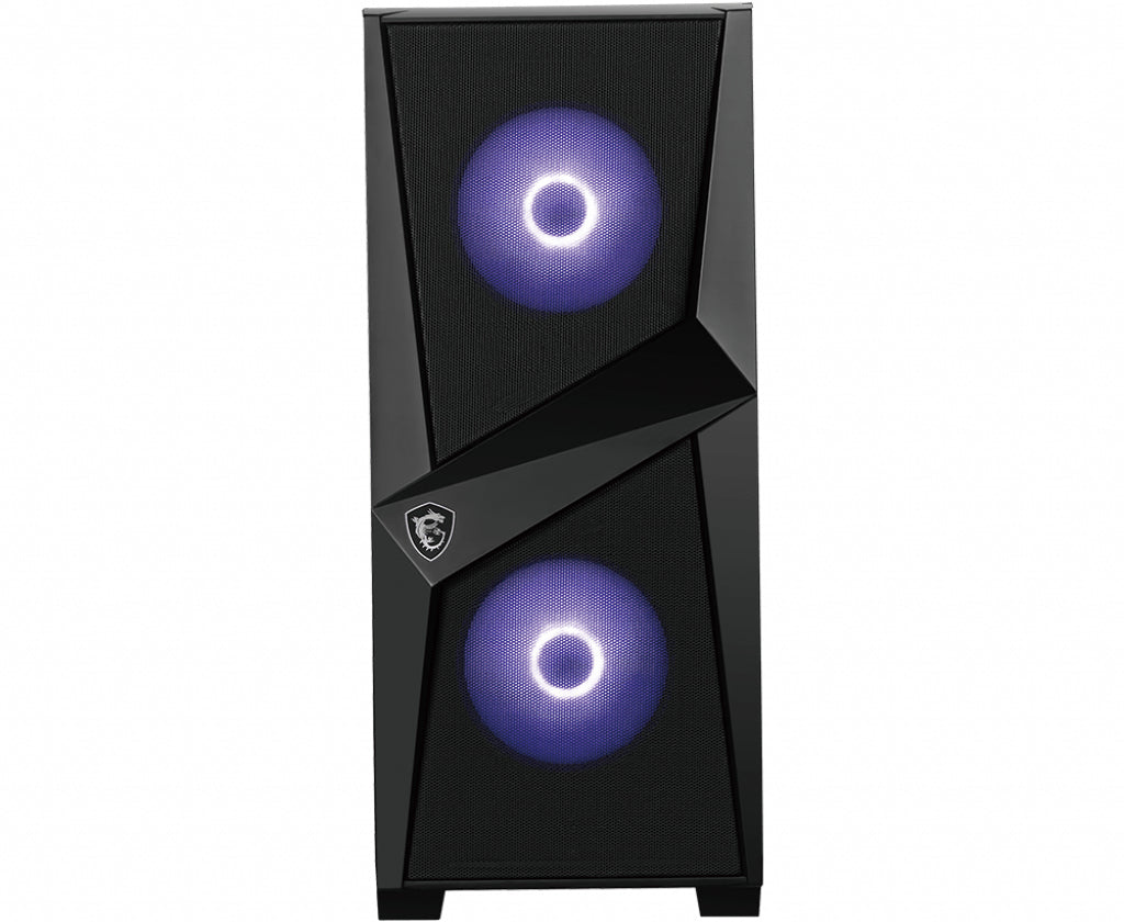 MSI MAG Forge 100M Midi Tower Negro, Transparente (5)