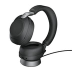 Jabra Evolve2 85 Auriculares Inalámbrico Diadema Oficina/Centro de llamadas USB tipo A Bluetooth Negro (2)