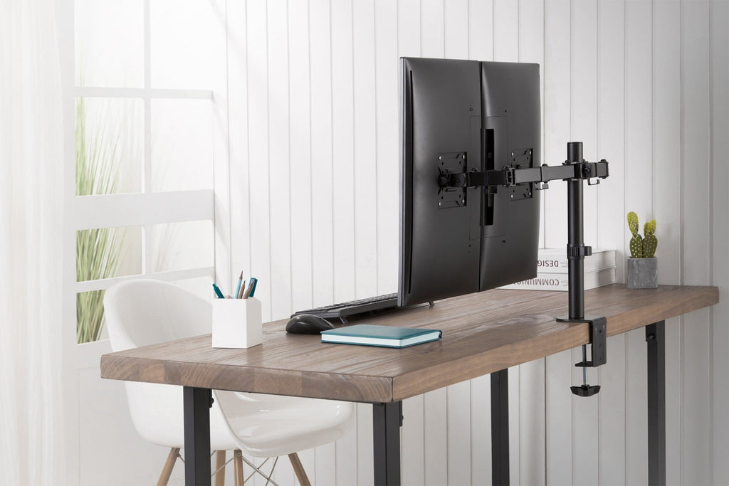 Digitus Support double écran universel avec fixation par serrage (3)