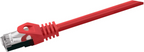 Cab. patch RJ45 SF/UTP Cat5e 0,25 m rojo