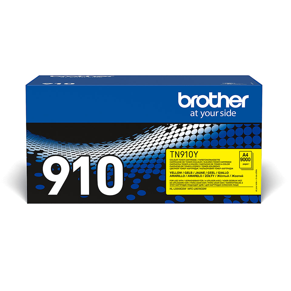 Brother TN-910Y cartucho de tóner 1 pieza(s) Original Amarillo (2)