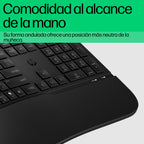 HP 480 Comfort Wired Keyboard teclado Hogar USB Negro (5)