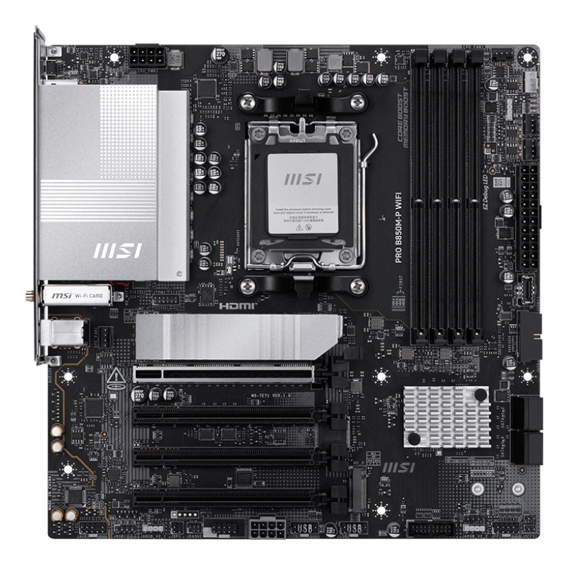 MSI PRO B850M-P WIFI placa base AMD B850 Zócalo AM5 micro ATX (3)