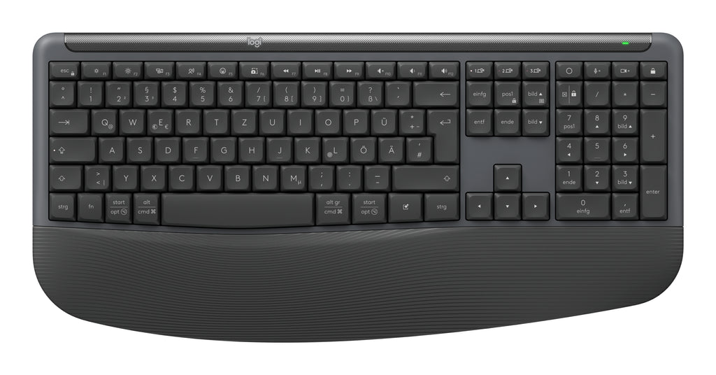 Logitech Signature Comfort Plus Combo MK880 teclado Ratón incluido Universal RF Wireless + Bluetooth QWERTZ Alemán Grafito (5)