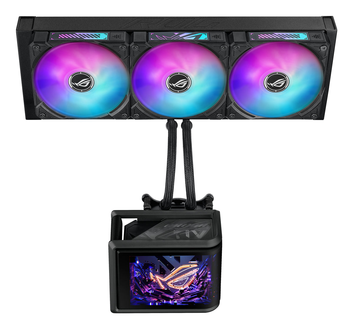 ASUS ROG Ryuo IV SLC 360 ARGB Procesador Sistema de refrigeración líquida todo en uno 12 cm Negro (7)