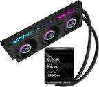 ASUS ROG Strix LC IV 360 ARGB LCD Procesador Sistema de refrigeración líquida todo en uno 12 cm Negro (2)