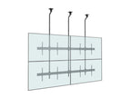 Multibrackets 3930 soporte para pantalla de señalización 2,54 m (100") Negro