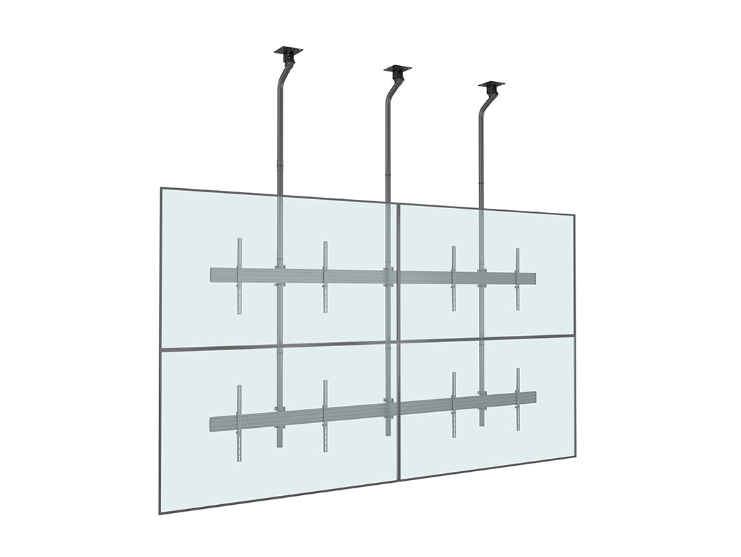 Multibrackets 3930 soporte para pantalla de señalización 2,54 m (100") Negro