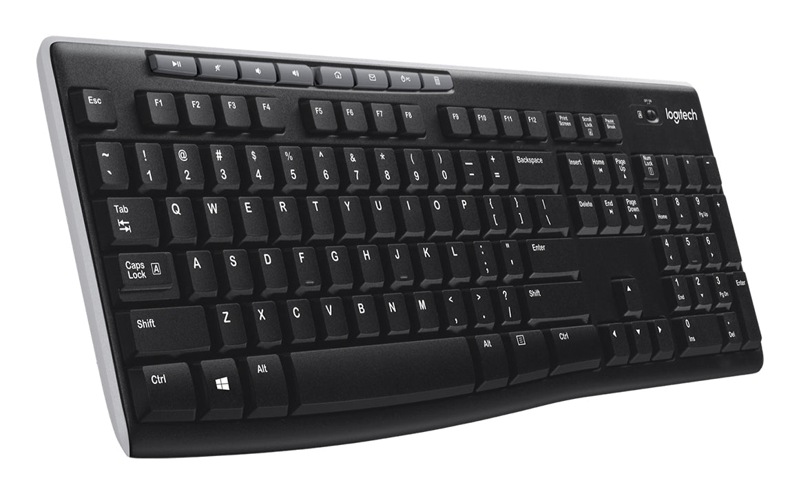 Logitech K270 teclado RF inalámbrico QWERTZ Alemán Negro (2)