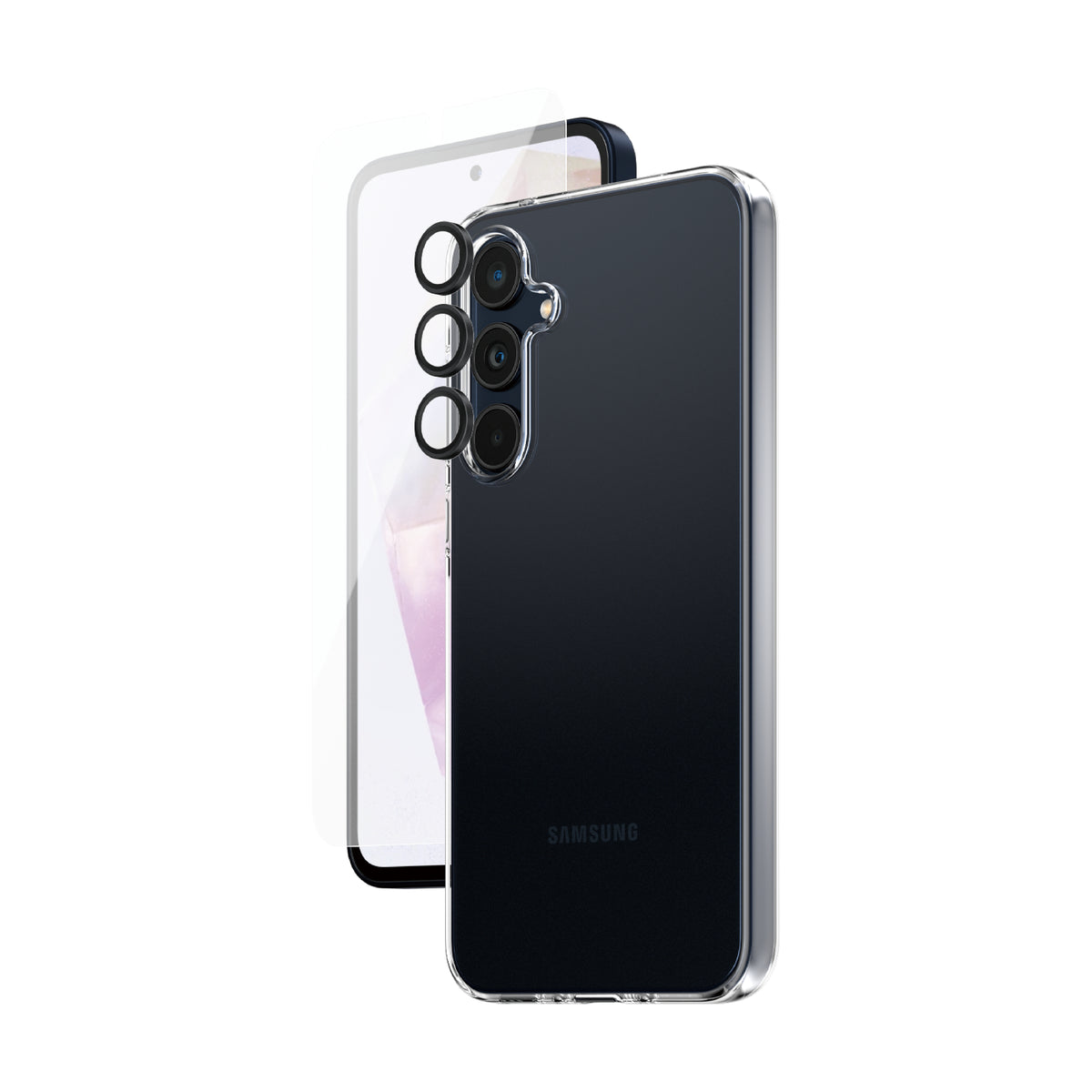 PanzerGlass SAFE. by ® 3-in-1 Protection Bundle Samsung Galaxy A35 5G Protector de pantalla 1 pieza(s)