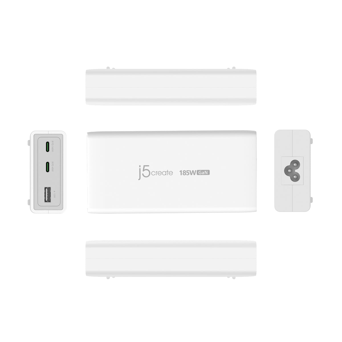 j5create JUP37185W-FN cargador de dispositivo móvil Universal Blanco Corriente alterna Carga rápida Interior (4)