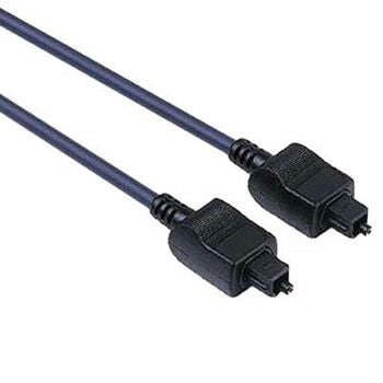 Hama Optical Fibre Connecting Cable ODT Male Plug (Toslink), 5 m cable de audio Negro