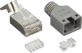 Conector RJ45 Cat 6a STP gris 100 unid.