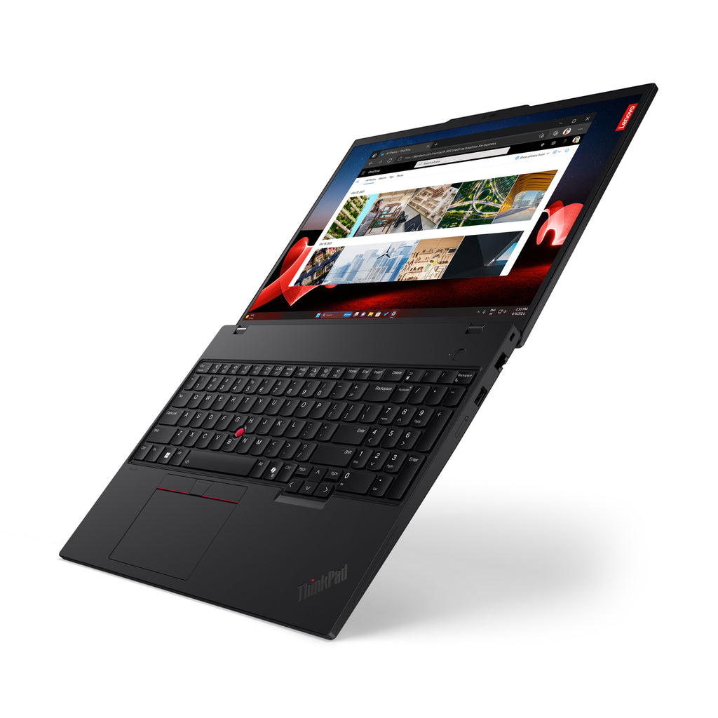Lenovo ThinkPad T16 Gen 3 Intel Core Ultra 5 125U Portátil 40,6 cm (16") Pantalla táctil WUXGA 16 GB DDR5-SDRAM 512 GB SSD Wi-Fi 6E (802.11ax) Windows 11 Pro Negro Inglés del Reino Unido (5)
